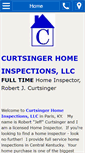 Mobile Screenshot of curtsingerhomeinspections.com
